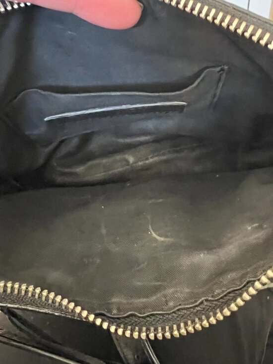 Rebecca Minkoff Finn Moto Fringe Crossbody Black Leather Boho Y2K - Picture 7 of 10